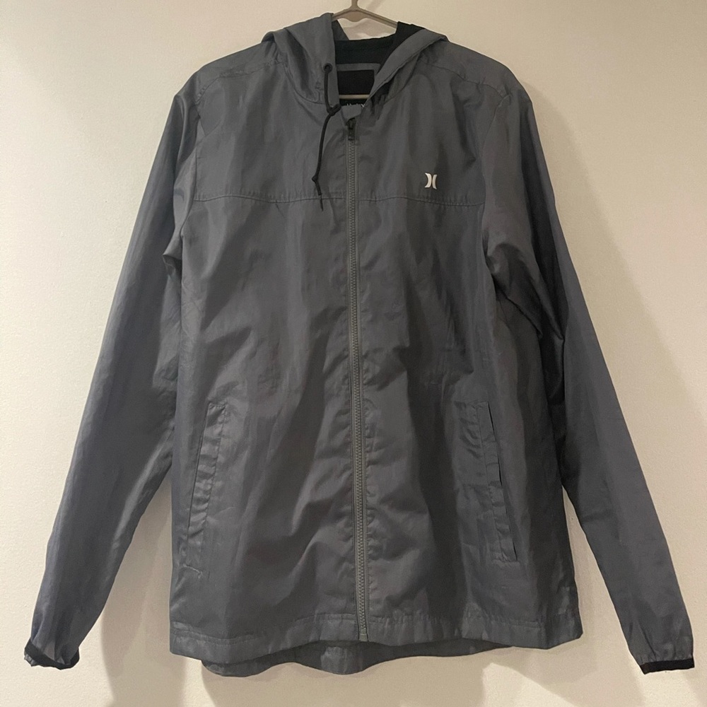 Grey Hurley Windbreaker ZipUp